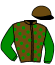 casaque portée par Sionneau H. jockey du cheval de course JOPLIN DES CROUAS, information pmu ZETURF casaque portée par Sionneau H. jockey du cheval de course JOPLIN DES CROUAS, information pmu ZETURF