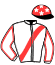 casaque portée par Borodajko J. Ph. jockey du cheval de course IYAR, information pmu ZETURF casaque portée par Borodajko J. Ph. jockey du cheval de course IYAR, information pmu ZETURF