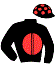 casaque portée par Subias A. jockey du cheval de course DAVALLIA, information pmu ZETURF