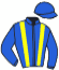 casaque portée par D' Andigne O. jockey du cheval de course LAMBADA, information pmu ZETURF casaque portée par D' Andigne O. jockey du cheval de course LAMBADA, information pmu ZETURF