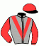 casaque portée par Salmon D. jockey du cheval de course APRIL FLOWER, information pmu ZETURF casaque portée par Salmon D. jockey du cheval de course APRIL FLOWER, information pmu ZETURF