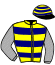 casaque portée par Santiago Mlle D. jockey du cheval de course LA ROSELIERE, information pmu ZETURF casaque portée par Santiago Mlle D. jockey du cheval de course LA ROSELIERE, information pmu ZETURF