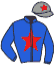 casaque portée par Claudic J. jockey du cheval de course SONNAZ, information pmu ZETURF