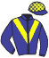 casaque portée par Mendizabal I. jockey du cheval de course SISSY DU GROHO, information pmu ZETURF
