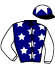 casaque portée par Barille Y. jockey du cheval de course KAUTO OF NAVAN, information pmu ZETURF