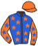 casaque portée par Marquette Max. jockey du cheval de course SPICCHI, information pmu ZETURF