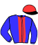 casaque portée par Moreau M. jockey du cheval de course LOLA DU MESNIL, information pmu ZETURF casaque portée par Moreau M. jockey du cheval de course LOLA DU MESNIL, information pmu ZETURF