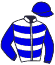 casaque portée par Lherete A. jockey du cheval de course LOGO MAJYC, information pmu ZETURF casaque portée par Lherete A. jockey du cheval de course LOGO MAJYC, information pmu ZETURF