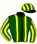 casaque portée par Billardello C. jockey du cheval de course BLIND DATE (GB), information pmu ZETURF