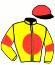 casaque portée par Eyquem Jb. jockey du cheval de course BENI KHIAR (FR), information pmu ZETURF