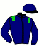 casaque portée par Velon Mlle M. jockey du cheval de course SPOTTED CAT (IE), information pmu ZETURF