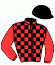 casaque portée par Champier G. jockey du cheval de course VANILLE BLEUE, information pmu ZETURF