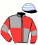casaque portée par Barbaud K. jockey du cheval de course MY NEST (FR), information pmu ZETURF