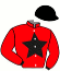 casaque portée par Molins Mlle A. jockey du cheval de course ANFRATI (IE), information pmu ZETURF