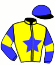 casaque portée par Triomphe S. jockey du cheval de course CASH VRAC (FR), information pmu ZETURF