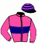 casaque portée par Feron J. Ch. jockey du cheval de course BANCO DRY (FR), information pmu ZETURF
