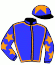 casaque portée par Ruis S. jockey du cheval de course ALIANTHA (FR), information pmu ZETURF