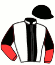casaque portée par Martens C. jockey du cheval de course ICONE D'AVENIR, information pmu ZETURF