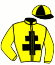 casaque portée par Blondel F. jockey du cheval de course STAR DRACK, information pmu ZETURF