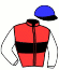 casaque portée par Cingland S. jockey du cheval de course HAPPY LYL, information pmu ZETURF