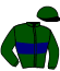 casaque portée par Demuro C. jockey du cheval de course COIMBRA, information pmu ZETURF