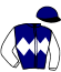 casaque portée par Antoniotti Mlle L. jockey du cheval de course DELUCA CHOP, information pmu ZETURF