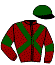casaque portée par Millet G. jockey du cheval de course FRANKY FOREVER, information pmu ZETURF