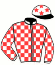 casaque portée par Desbordes D. jockey du cheval de course HARTIST GRIFF, information pmu ZETURF