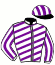 casaque portée par Thonnerieux K. jockey du cheval de course JE VIENS DU SUD, information pmu ZETURF