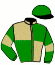 casaque portée par Touron G. jockey du cheval de course JASMIN D'ENOGAT, information pmu ZETURF