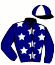 casaque portée par Feron J. Ch. jockey du cheval de course ICARE DES CHAMPS, information pmu ZETURF