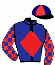 casaque portée par Crastus A. jockey du cheval de course TOUR D'ECHELLE, information pmu ZETURF