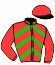 casaque portée par Velon Mlle M. jockey du cheval de course KENZYDANCER, information pmu ZETURF