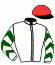 casaque portée par Piccone T. jockey du cheval de course KALEOCREEK, information pmu ZETURF