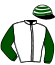 casaque portée par Hardouin E. jockey du cheval de course RUE DE LA MER, information pmu ZETURF