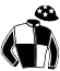 casaque portée par Laigron An. jockey du cheval de course EASY MARCEAUX, information pmu ZETURF