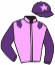 casaque portée par Forest M. jockey du cheval de course DYNA CHOPE, information pmu ZETURF