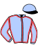 casaque portée par Demuro C. jockey du cheval de course BACK TO BUSINESS, information pmu ZETURF