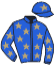 casaque portée par Ruis S. jockey du cheval de course FOR BETTY, information pmu ZETURF
