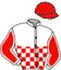 casaque portée par Cinier D. jockey du cheval de course DIGITAL INDY, information pmu ZETURF
