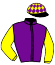 casaque portée par Brunelli Mlle M. jockey du cheval de course LES MARQUISES, information pmu ZETURF
