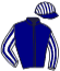 casaque portée par Millet G. jockey du cheval de course JUSSIFER, information pmu ZETURF
