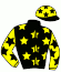 casaque portée par Brunelli Mlle M. jockey du cheval de course SANTI DEL MARE, information pmu ZETURF casaque portée par Brunelli Mlle M. jockey du cheval de course SANTI DEL MARE, information pmu ZETURF