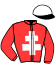 casaque portée par Gout E. jockey du cheval de course JUSTE DE DIGEON, information pmu ZETURF casaque portée par Gout E. jockey du cheval de course JUSTE DE DIGEON, information pmu ZETURF