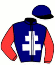 casaque portée par Metzemaekers Mme I. jockey du cheval de course ILLICO DE CASTELLE, information pmu ZETURF casaque portée par Metzemaekers Mme I. jockey du cheval de course ILLICO DE CASTELLE, information pmu ZETURF