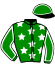 casaque portée par Bekaert D. jockey du cheval de course JELINA BENOIT, information pmu ZETURF casaque portée par Bekaert D. jockey du cheval de course JELINA BENOIT, information pmu ZETURF