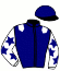 casaque portée par Cormy N. jockey du cheval de course HIGHWAY DE NAPPES, information pmu ZETURF