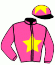 casaque portée par Michel Mlle Mic. jockey du cheval de course OVER THE GUNS (IE), information pmu ZETURF