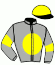casaque portée par Crastus A. jockey du cheval de course SENS DU DEFI (FR), information pmu ZETURF