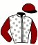 casaque portée par Michel Mlle M. jockey du cheval de course ALHSEEMAH (GB), information pmu ZETURF